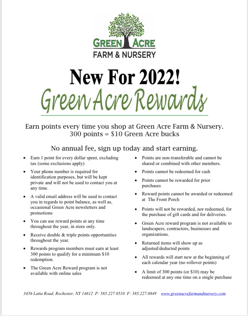 Green Acre Rewards